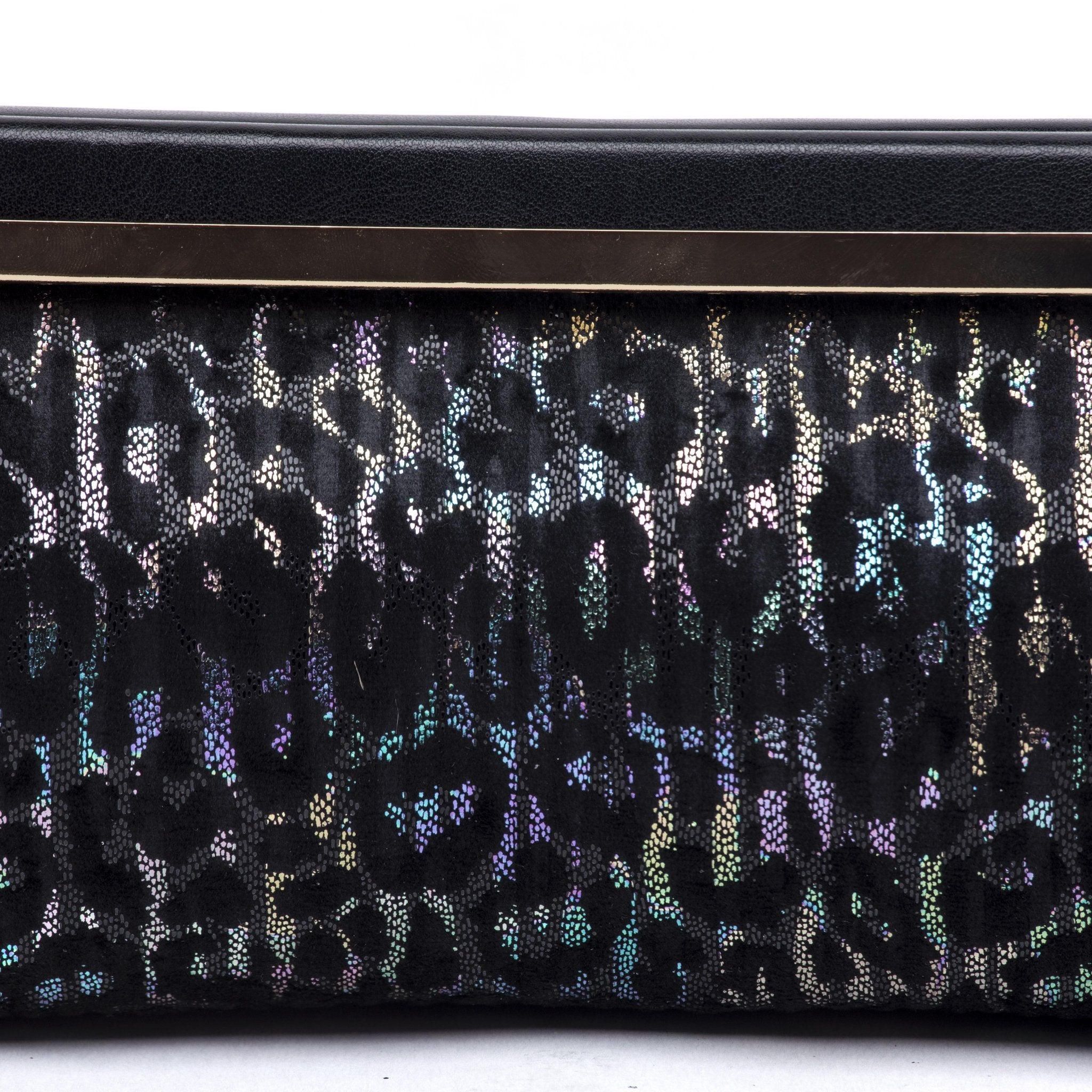 Elegante pochette a mano in velluto stampa maculato. - TreemmeCreazioni