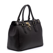 Maxi shopper in pelle bottolata cioccolato. - TreemmeCreazioni