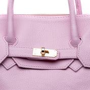 Maxi shopper in pelle bottolata rosa - TreemmeCreazioni