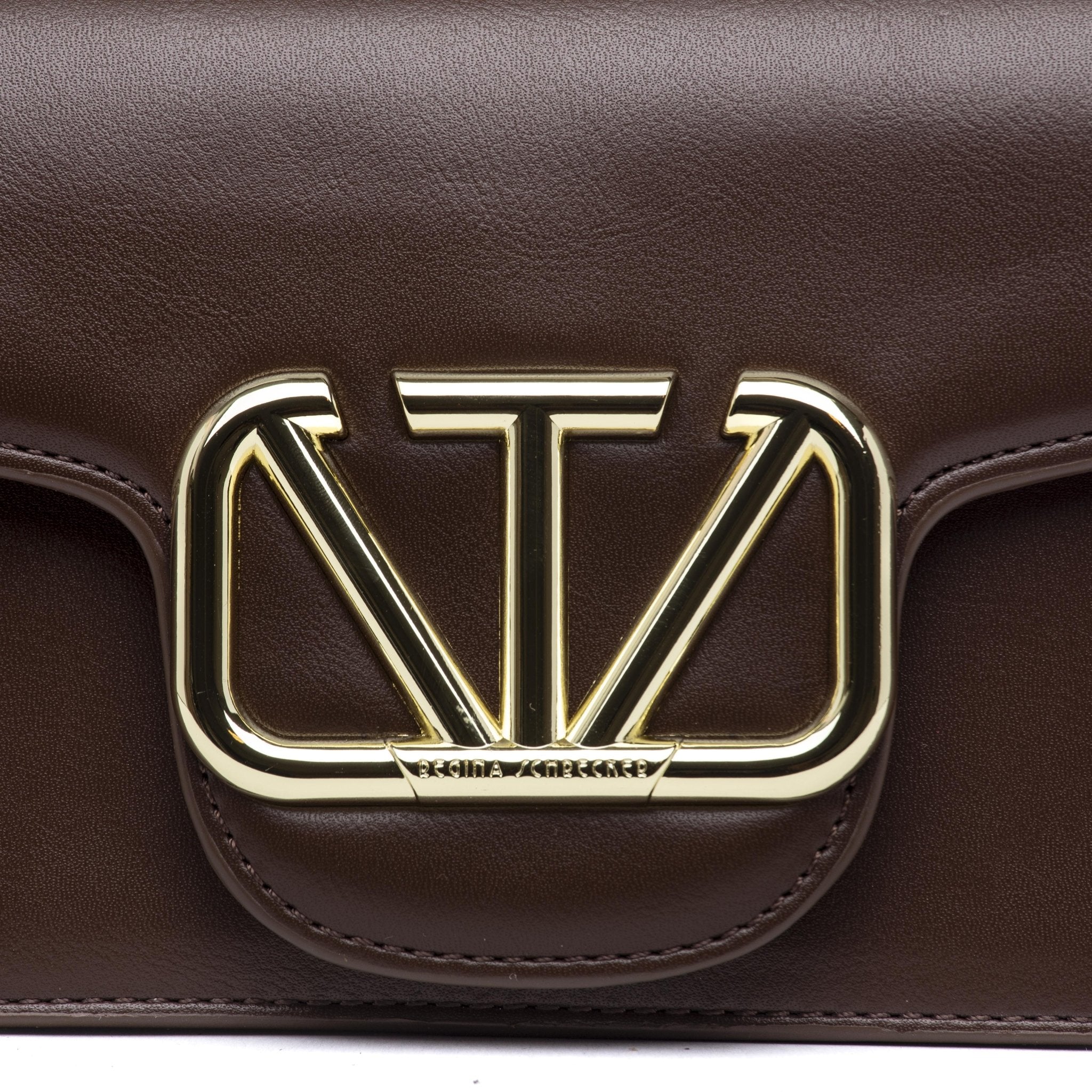 Mini bag color cioccolato con accessorio. - TreemmeCreazioni