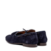 Mocassino Ambitious in camoscio rasato blu - TreemmeCreazioni
