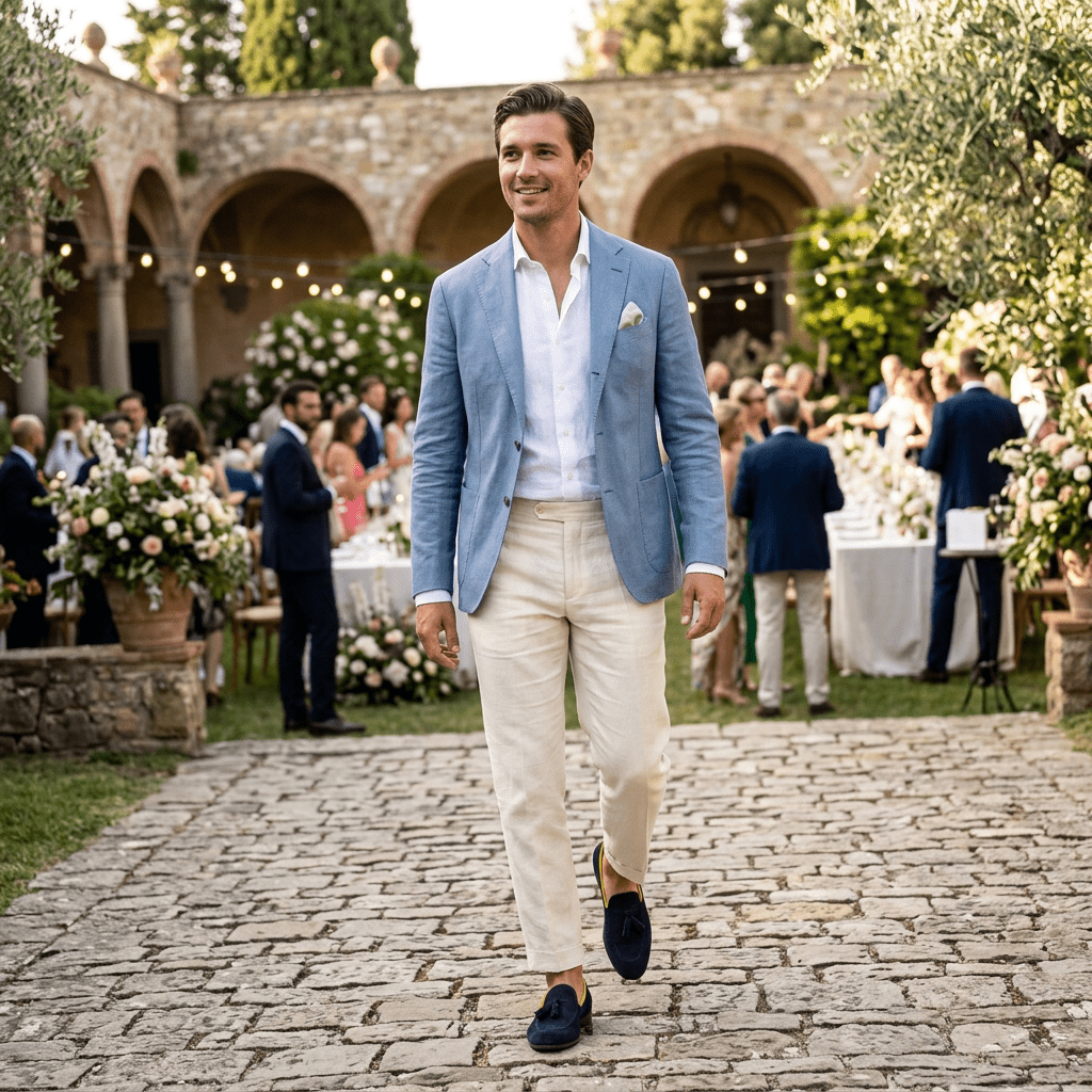 Mocassino Ambitious in camoscio rasato blu - TreemmeCreazioni