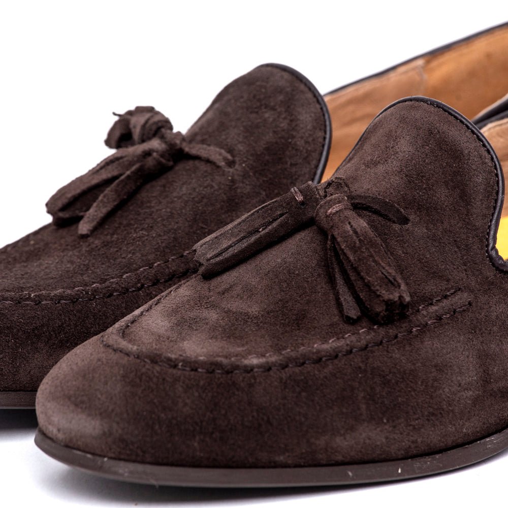 Mocassino Ambitious in camoscio rasato ciocccolato - TreemmeCreazioni