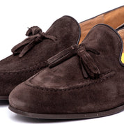 Mocassino Ambitious in camoscio rasato ciocccolato - TreemmeCreazioni