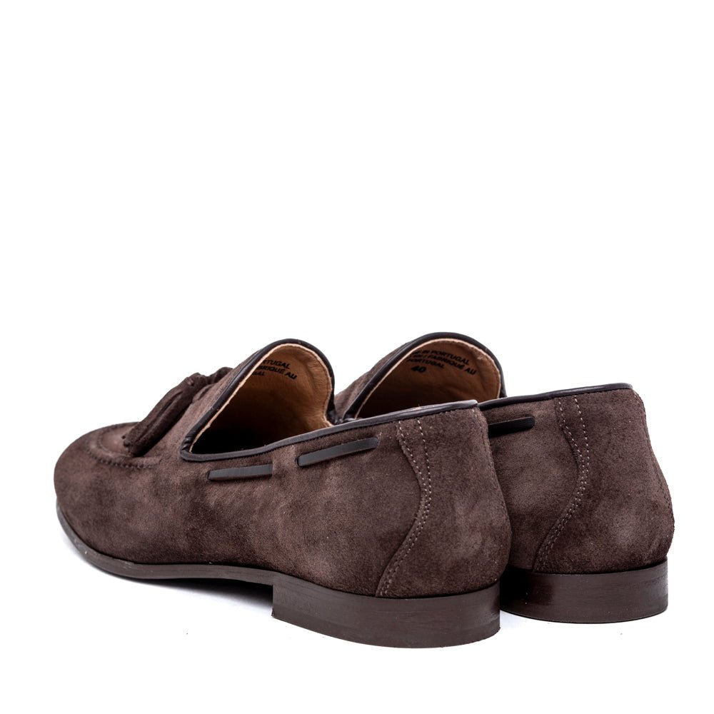 Mocassino Ambitious in camoscio rasato ciocccolato - TreemmeCreazioni