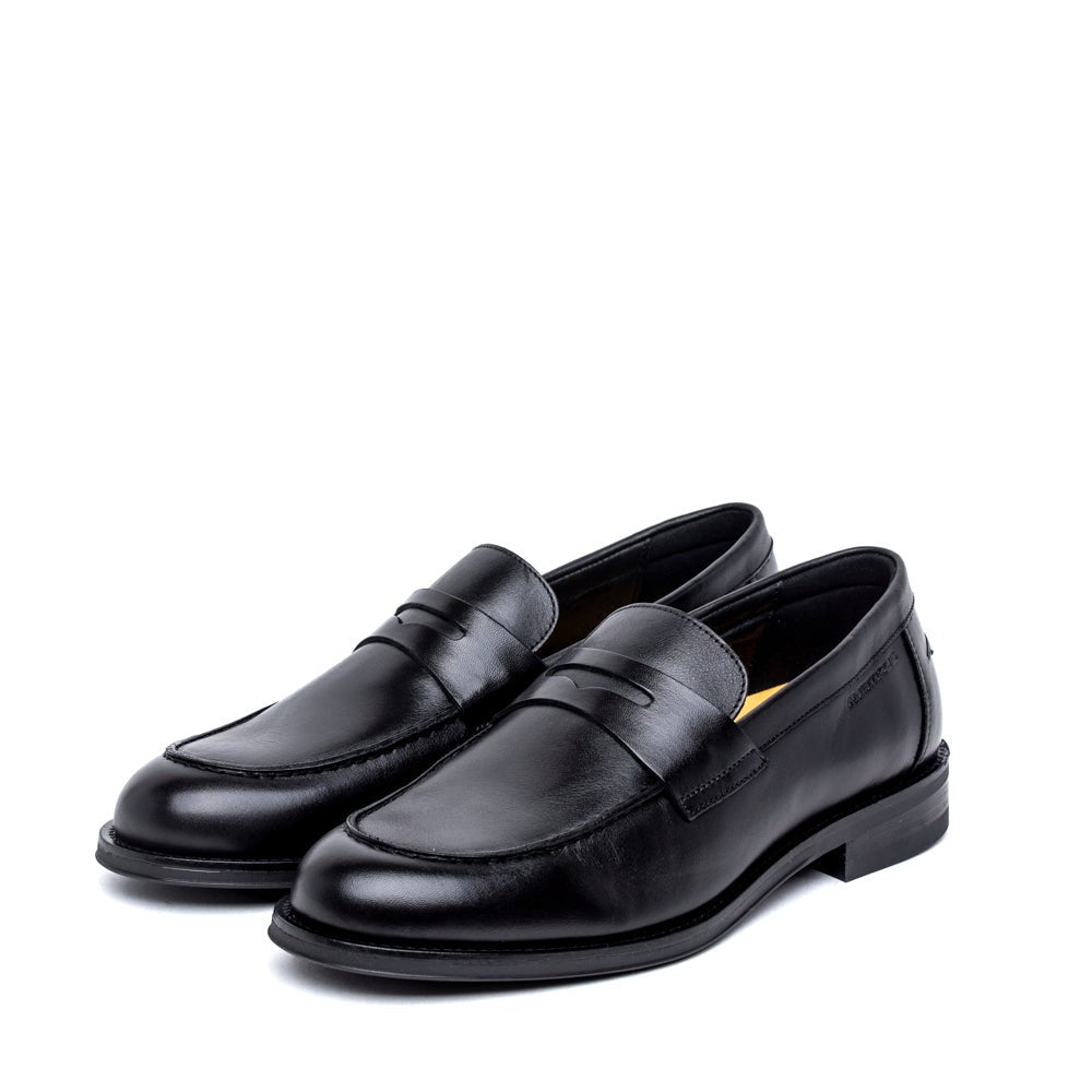 Mocassino Ambitious in pelle nera - TreemmeCreazioni