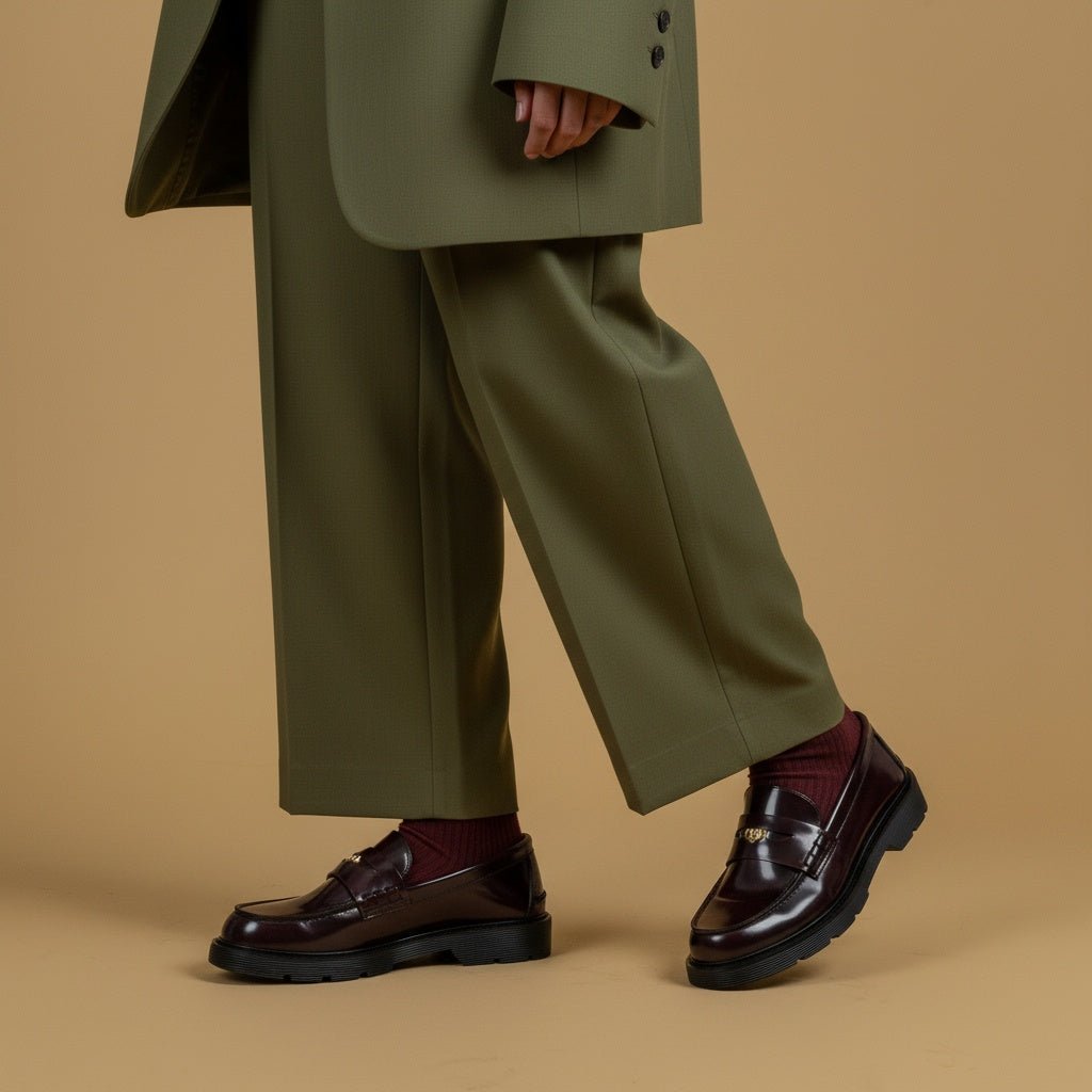 Mocassino in abrasivato bordeaux con moneta. ( IN RIASSORTIMENTO ) - TreemmeCreazioni