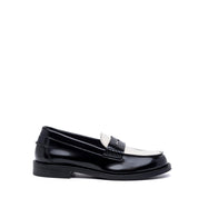 Mocassino in spazzolato bicolore beige/nero. - TreemmeCreazioni