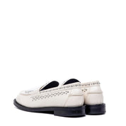 Mocassino in spazzolato burro con borchie. - TreemmeCreazioni