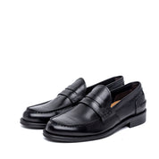 Mocassino uomo in pelle nero - TreemmeCreazioni