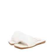 Mule Sposa in eco piuma. - TreemmeCreazioni
