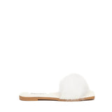 Mule Sposa in eco piuma.