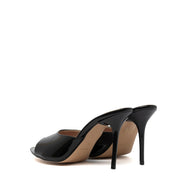 Mules in vernice nera con tacco a stiletto - TreemmeCreazioni