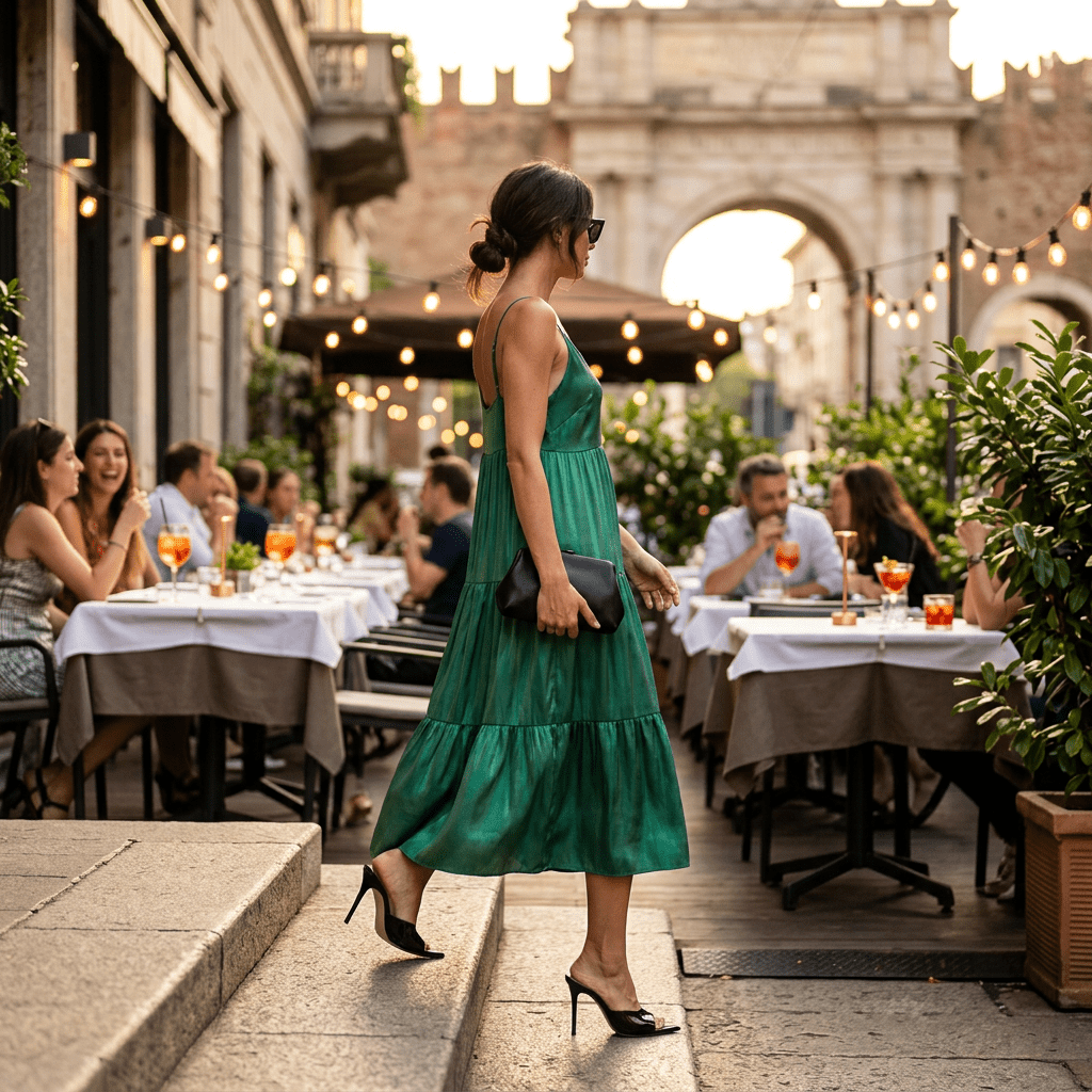 Mules in vernice nera con tacco a stiletto - TreemmeCreazioni