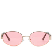 Occhiale con lente rosa a goccia. - TreemmeCreazioni