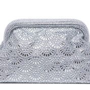 Pochette a mano in cristalli. - TreemmeCreazioni