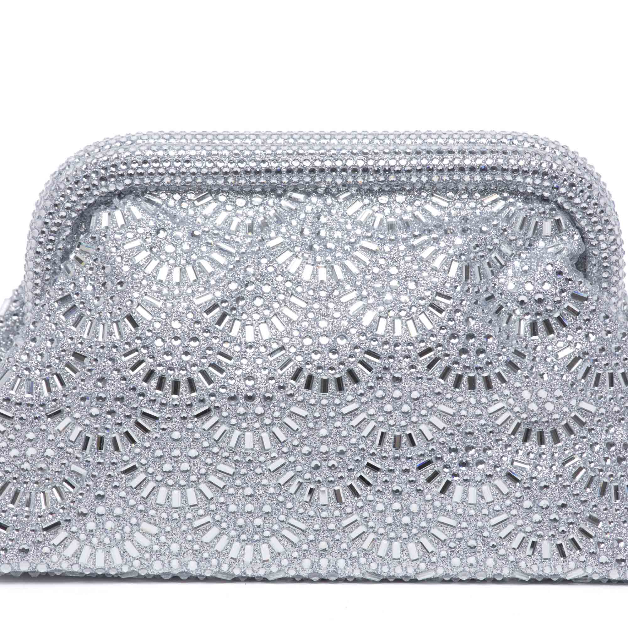 Pochette a mano in cristalli. - TreemmeCreazioni