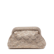 Pochette a mano in cristalli. - TreemmeCreazioni