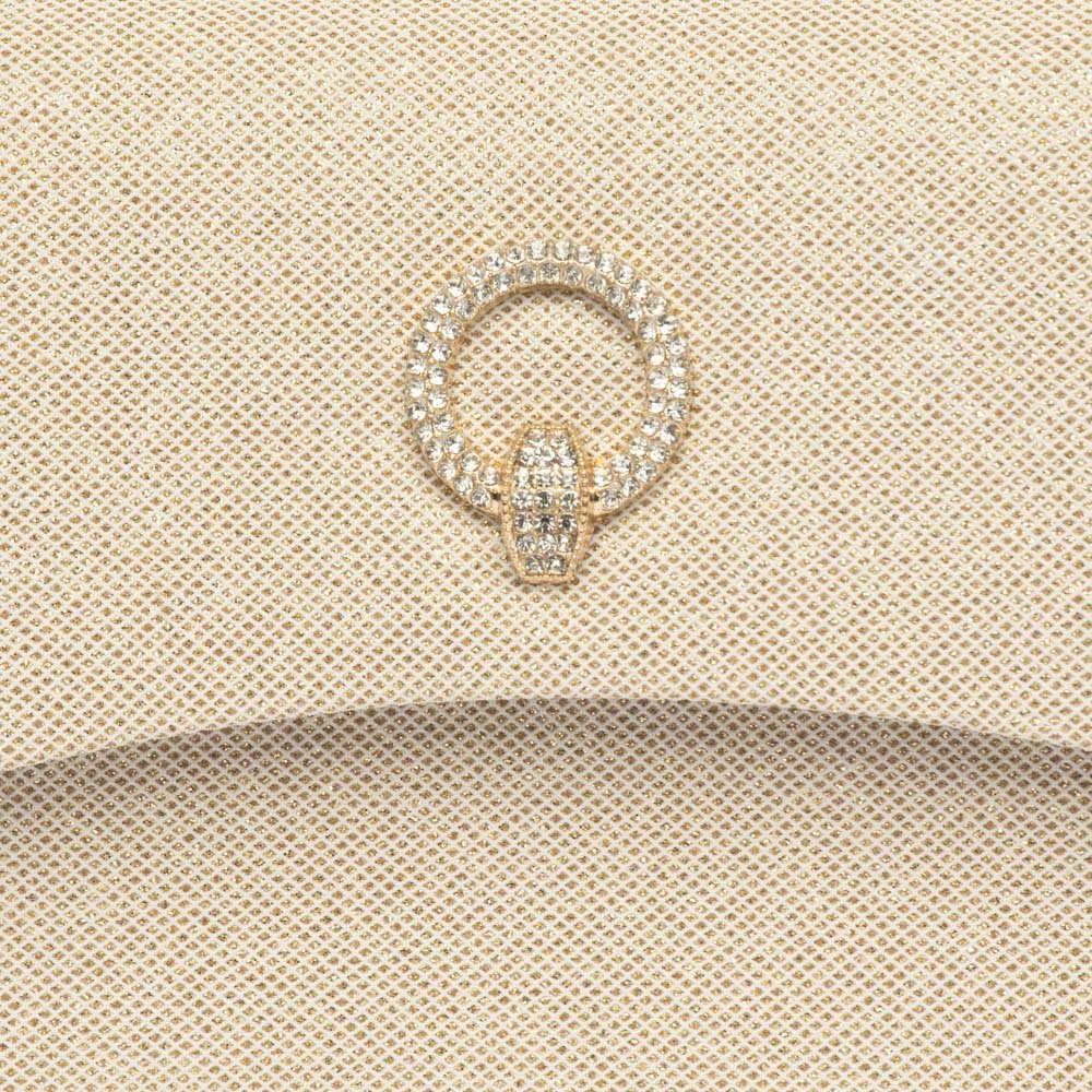 Pochette a mano in gagliardo nude - TreemmeCreazioni