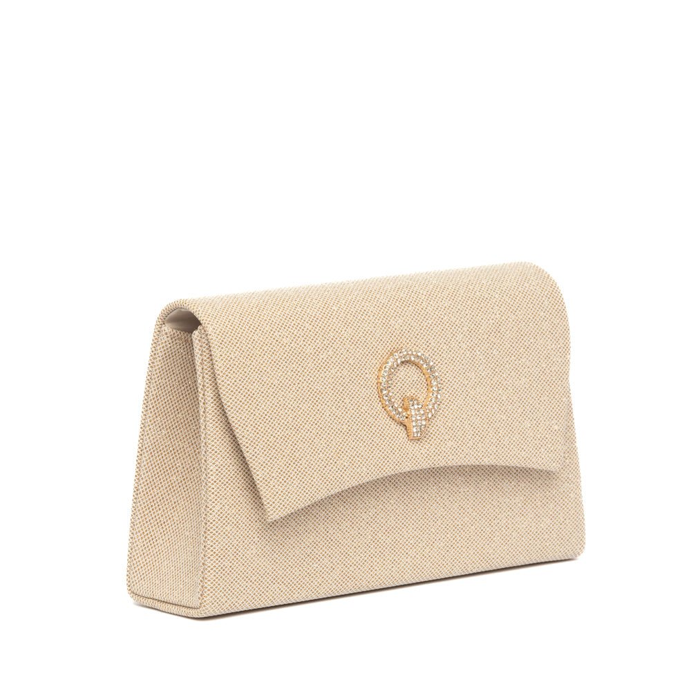 Pochette a mano in gagliardo nude - TreemmeCreazioni