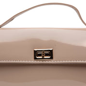 Pochette a mano in vernice rosa antico - TreemmeCreazioni