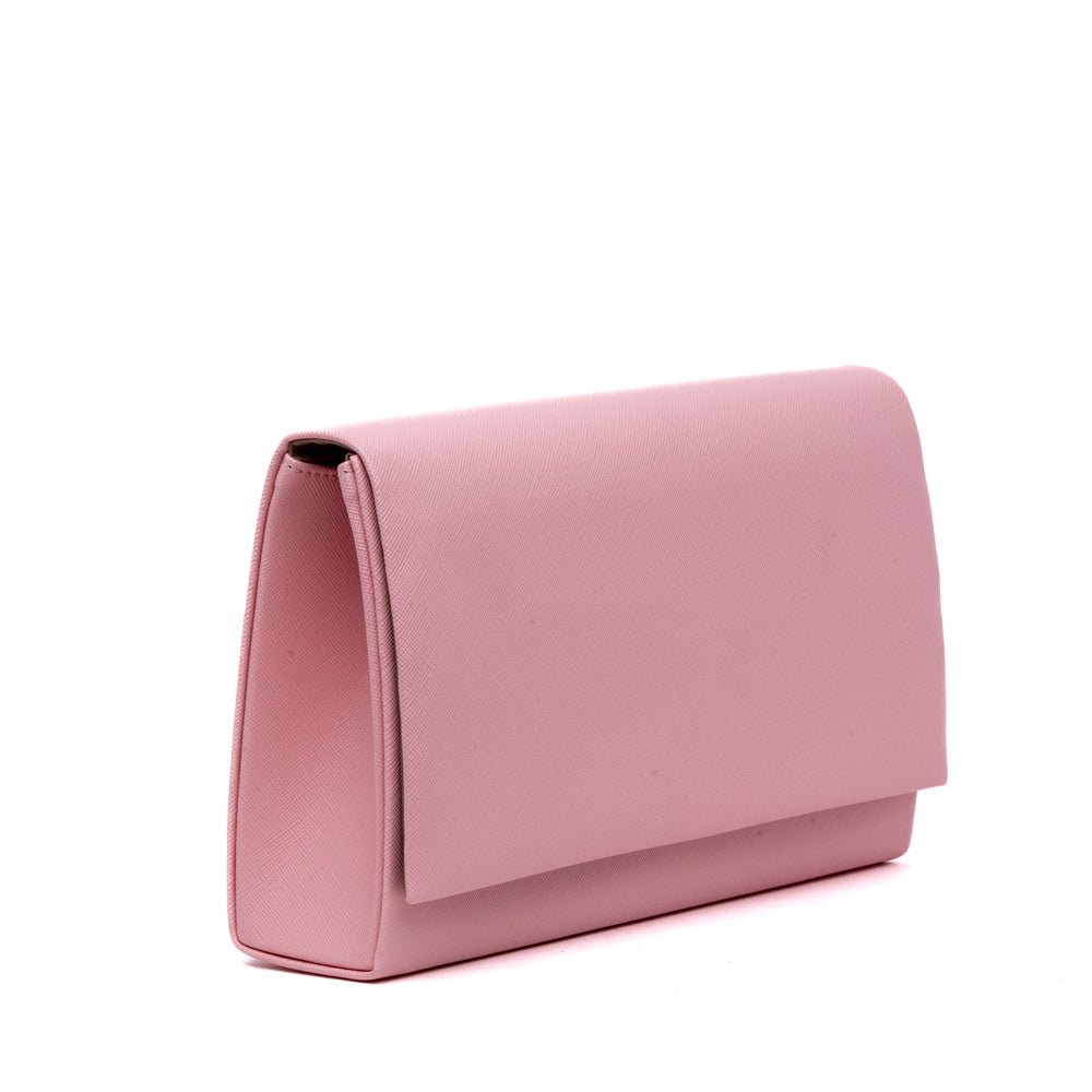 Pochette busta in saffiano rosa baby - TreemmeCreazioni
