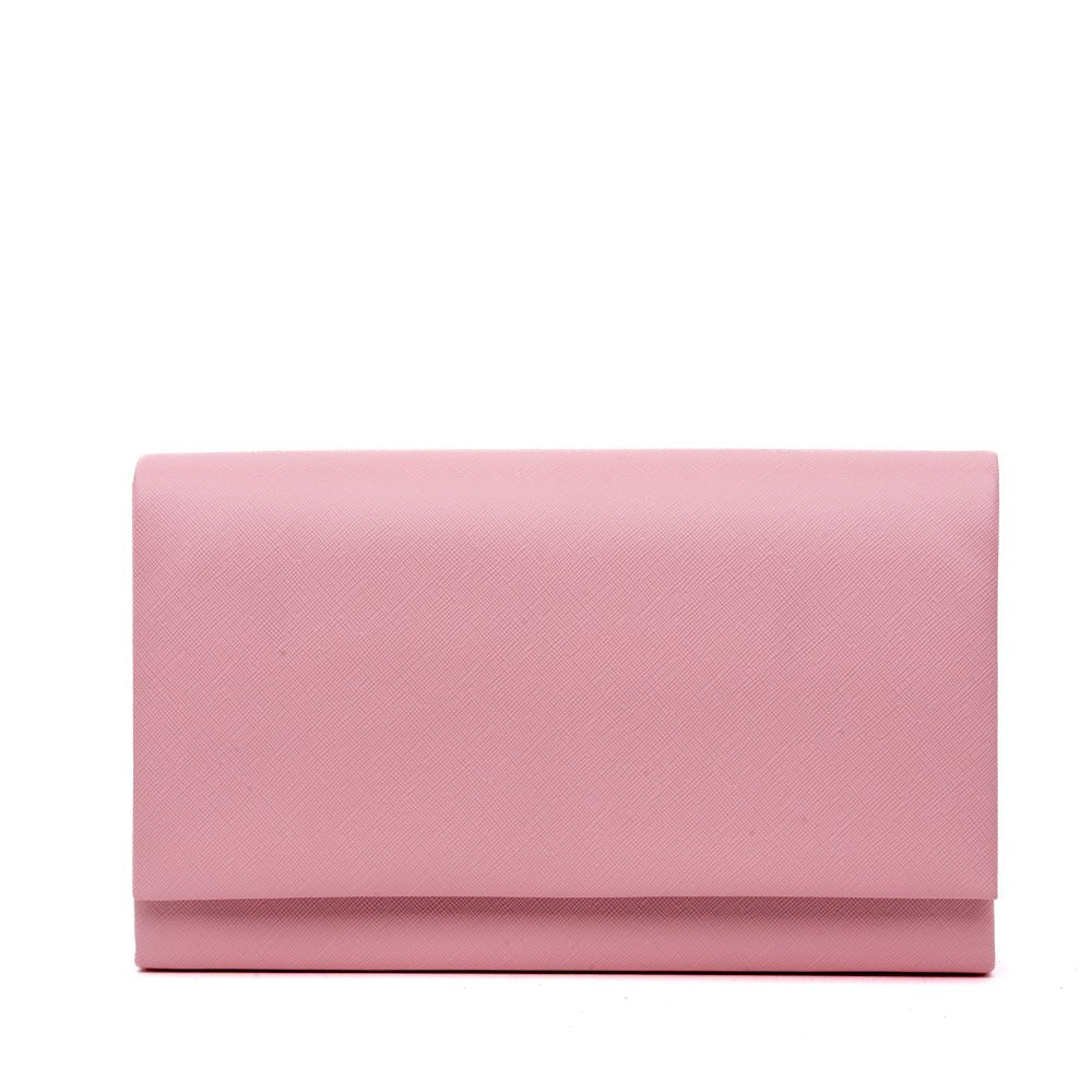 Pochette busta in saffiano rosa baby - TreemmeCreazioni