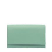 Pochette busta in saffiano verde acqua - TreemmeCreazioni