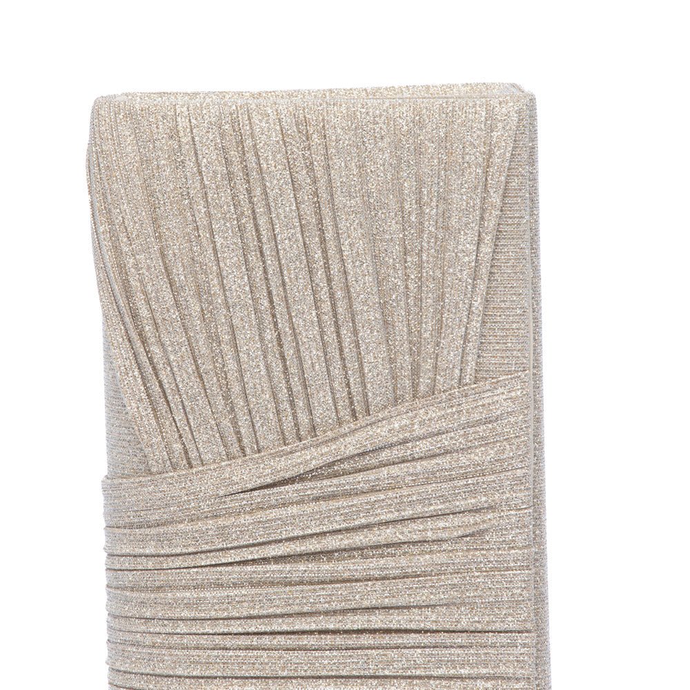 Pochette con intreccio in gagliardo oro - TreemmeCreazioni