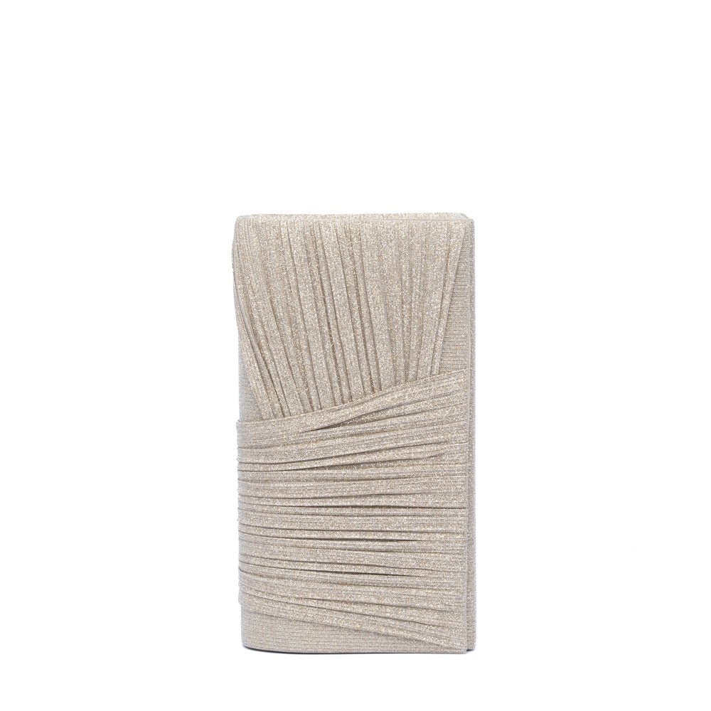 Pochette con intreccio in gagliardo oro - TreemmeCreazioni