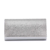 Pochette da sera in raso e micro cristalli. - TreemmeCreazioni