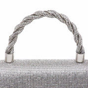 Pochette elegante a mano in cristalli. - TreemmeCreazioni