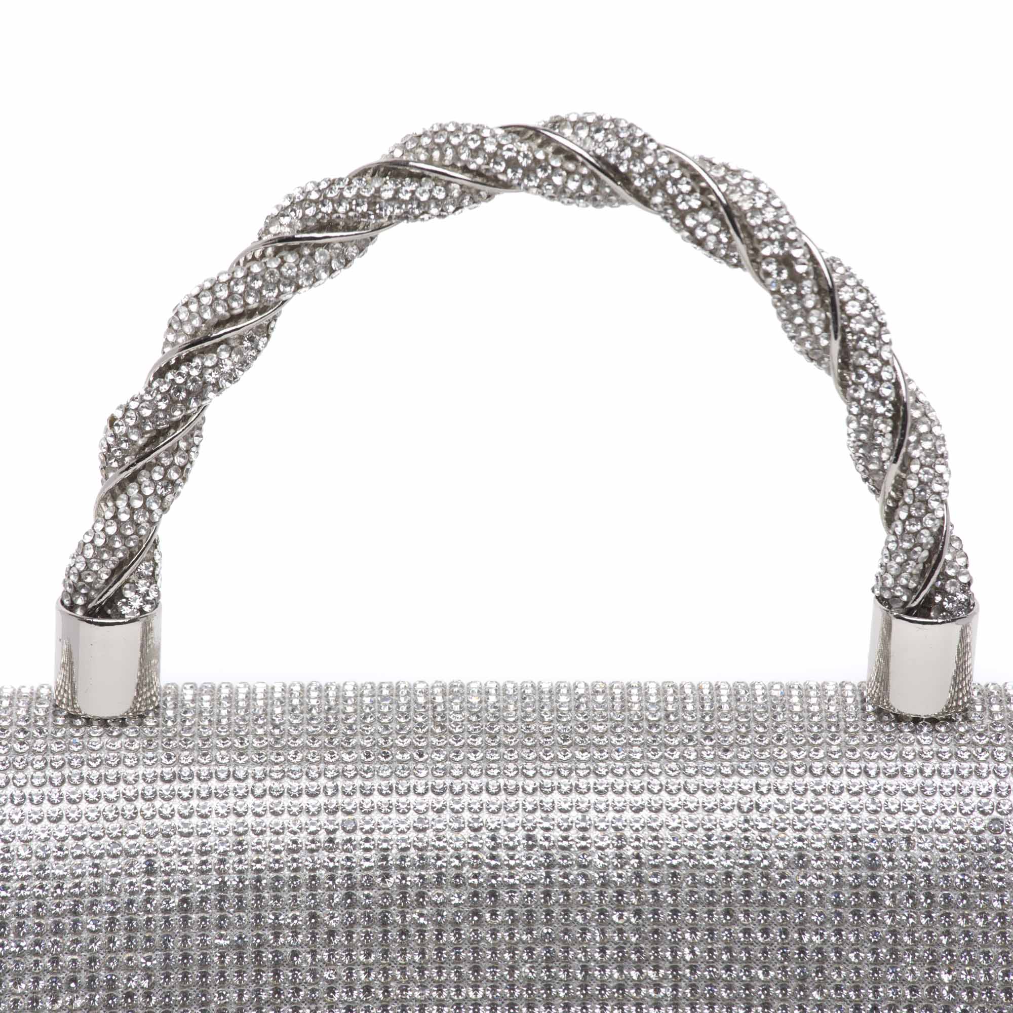 Pochette elegante a mano in cristalli. - TreemmeCreazioni