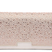 Pochette elegante con cristalli rosa cipria - TreemmeCreazioni