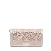 Pochette elegante con cristalli rosa cipria - TreemmeCreazioni