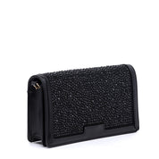 Pochette elegante in cristalli neri. - TreemmeCreazioni