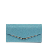 Pochette elegante in gagliardo celeste