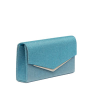 Pochette elegante in gagliardo celeste - TreemmeCreazioni