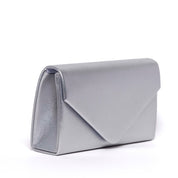 Pochette elegante in liz argento. - TreemmeCreazioni