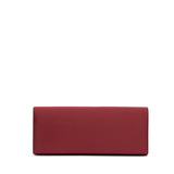 Pochette elegante in raso rosso bordeaux