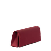 Pochette elegante in raso rosso bordeaux - TreemmeCreazioni