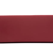 Pochette elegante in raso rosso bordeaux - TreemmeCreazioni