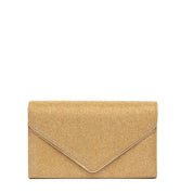 Pochette elegante in tessuto brillantinato dorato - TreemmeCreazioni