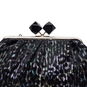 Pochette elegante in velluto a stampa maculata. - TreemmeCreazioni