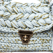 Pochette in cotone elasticizzato verde acqua. - TreemmeCreazioni