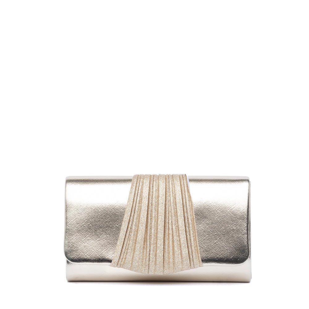 Pochette in eccopelle laminata oro - TreemmeCreazioni