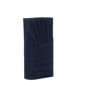 Pochette in gagliardo blu con intreccio - TreemmeCreazioni
