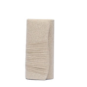 Pochette in gagliardo champagne con arricciatura - TreemmeCreazioni