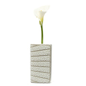 Pochette in raso bianco e perle. - TreemmeCreazioni
