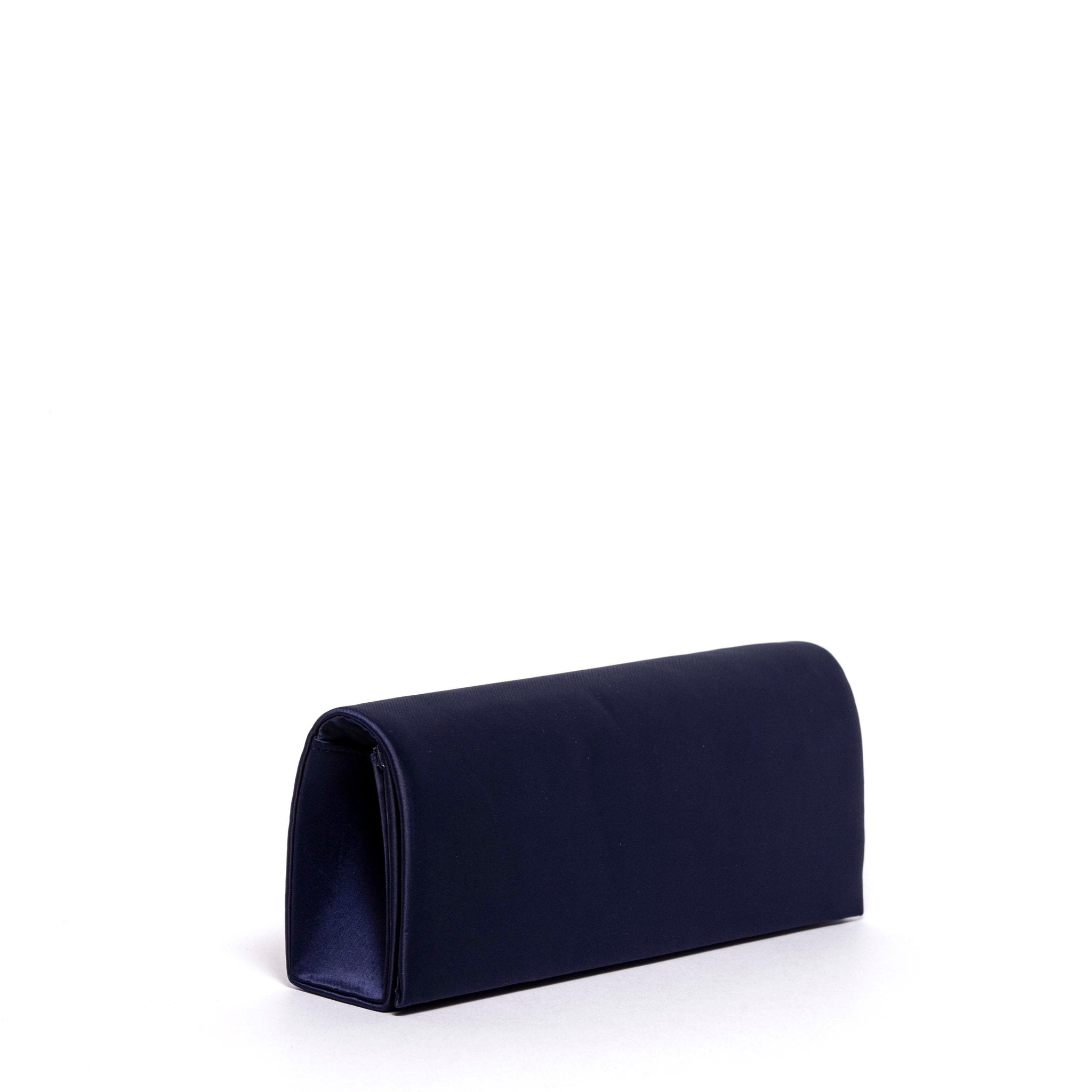 Pochette in raso blu. - TreemmeCreazioni